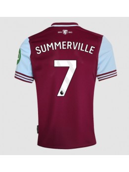 West Ham United Crysencio Summerville #7 Heimtrikot 2024-25 Kurzarm